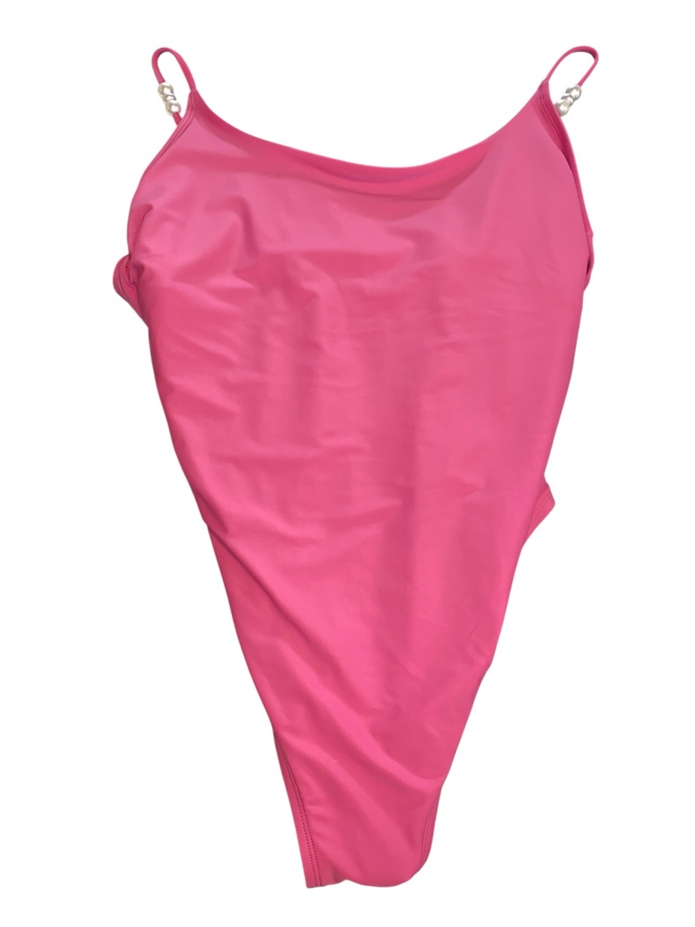 NWT Shade & Shore Pink Pearl Thong One Piece Swimsuit, Size XL